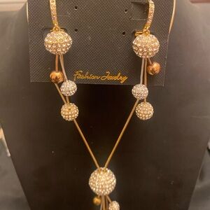 Gold and Silver Dazzling Earrings